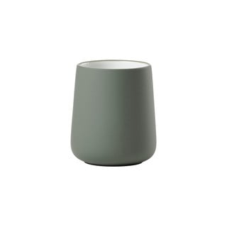 Zelený porcelánový téglik na zubné kefky Nova - Zone