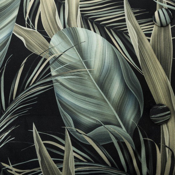 Čierno-zelené kreslo Max Winzer Fiona Carribean-image-1