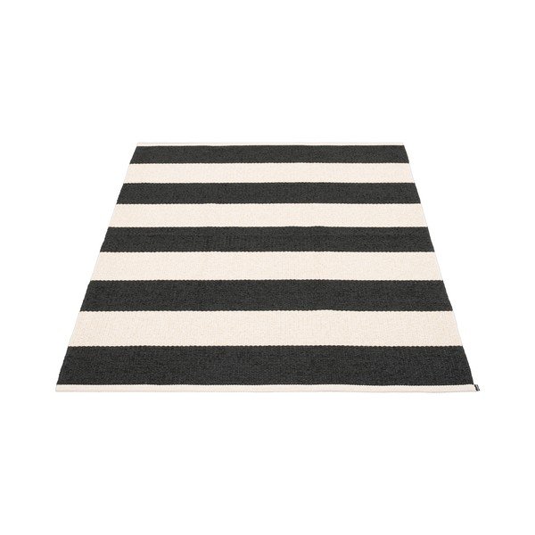 Čierno-biely vnútorný a vonkajší koberec 140x180 cm Bob Black Vanilla – Pappelina