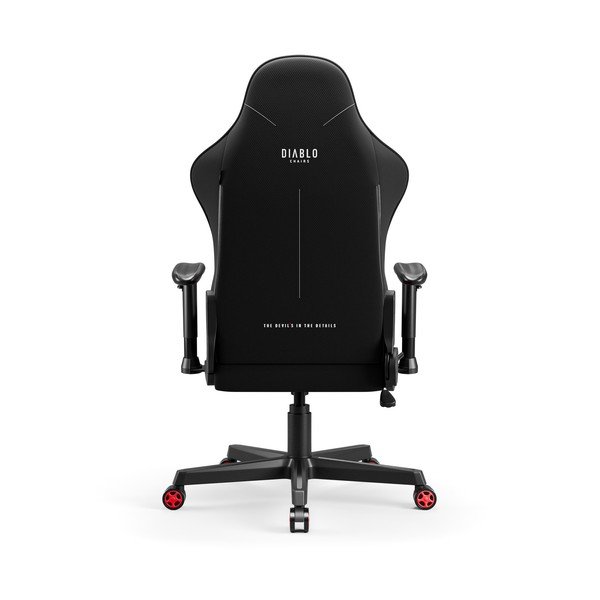 Čierna herná stolička X-Starter – Diablo Chairs-image-4