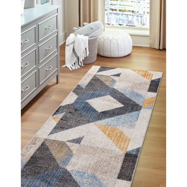 Svetlosivý behúň 67x200 cm Soft Halleby – FD-image-1