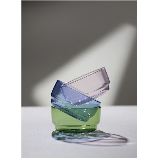 Ružové sklenené misky v súprave 2 ks 500 ml Torino – Lyngby Glas-image-1