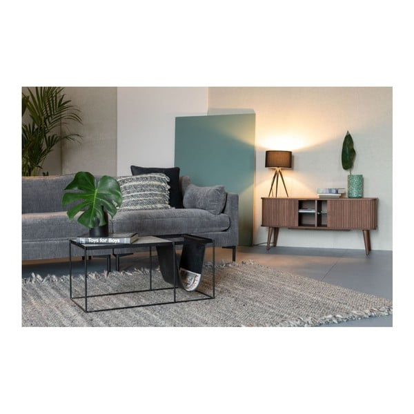 Čierna stolová lampa Zuiver Tripod Wood-image-1