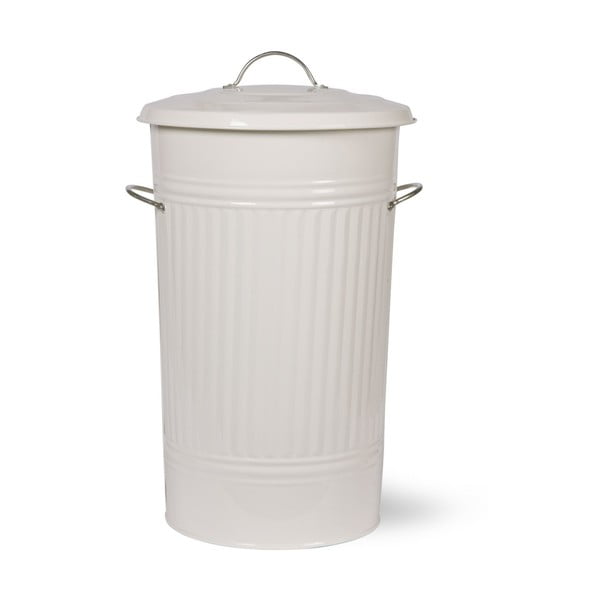 Biely odpadkový kôš Garden Trading Kitchen Bin, 46 l