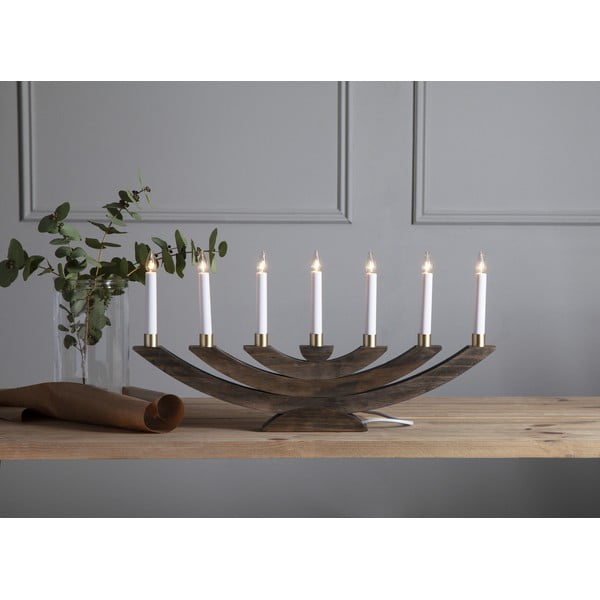 Hnedá vianočná svetelná dekorácia Navida – Star Trading-image-2