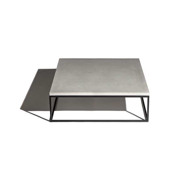 Betónový odkladací stolík Lyon Béton Perspective, 100 x 100 cm-image-2