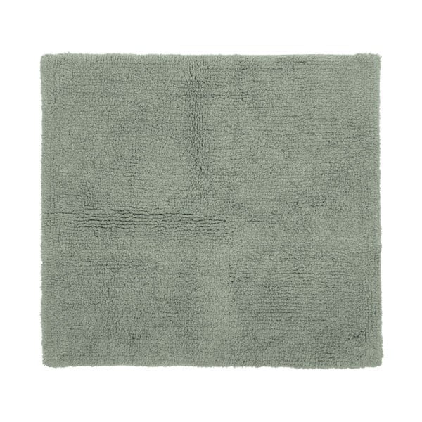 Zelená bavlnená kúpeľňová predložka Tiseco Home Studio Luca, 60 x 60 cm