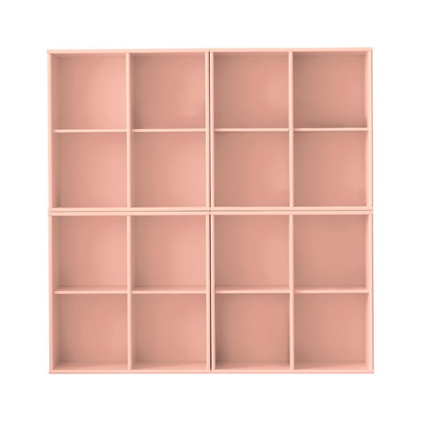 Ružová závesná knižnica 140x140x27 cm Mistral – Hammel Furniture