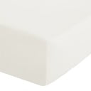 Krémová napínacia perkálová plachta 90x190 cm Easy Iron Percale – Catherine Lansfield
