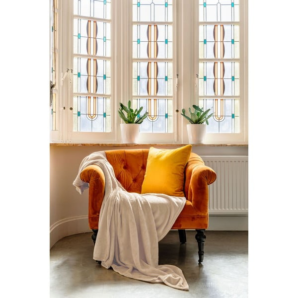 Béžová mikroplyšová deka Tiseco Home Studio, 150 x 200 cm-image-1