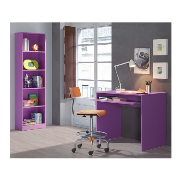 Fialový písací stôl 13Casa Hugo-image-1