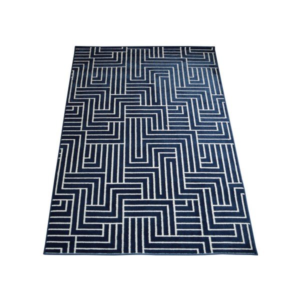 Modrý koberec Webtappeti Reflex Faro, 140 × 200 cm-image-2