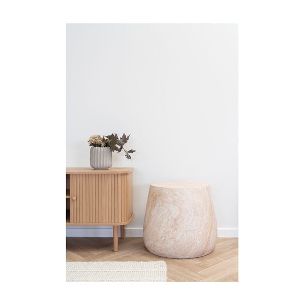 Kamenný okrúhly záhradný stolík ø 47,5 cm Bonn – House Nordic-image-4