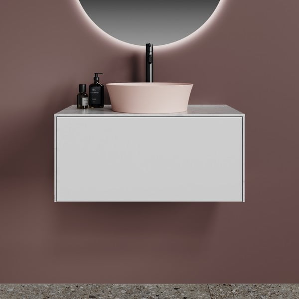 Svetloružové keramické okrúhle umývadlo ø 40 cm Ipalyss – Ideal Standard-image-1