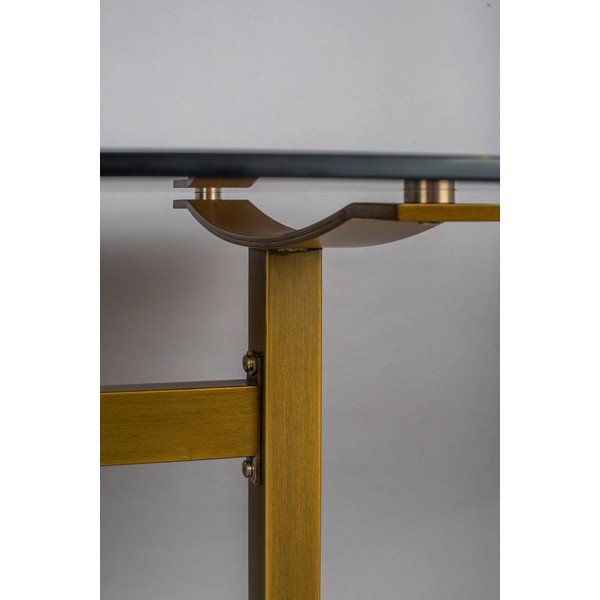 Jedálenský stôl so sklenenou doskou Dutchbone Sansa, 180 x 90 cm-image-4