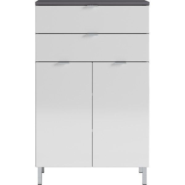 Bielo-sivá skrinka Germania Mauresa, výška 97 cm-image-1