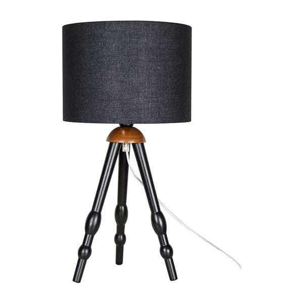 Čierna stolová lampa Globen Lighting Anastasia, ø 25 cm