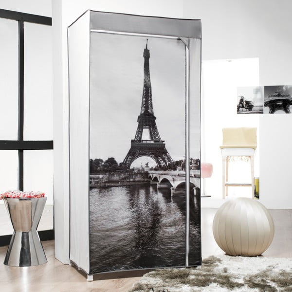 Textilná šatníková skriňa Compactor Wardrobe Paris-image-1