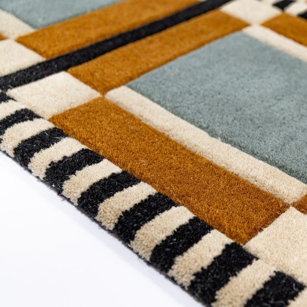 Ručne tkaný vlnený koberec 160x230 cm Quadro Wool – Flair Rugs-image-4