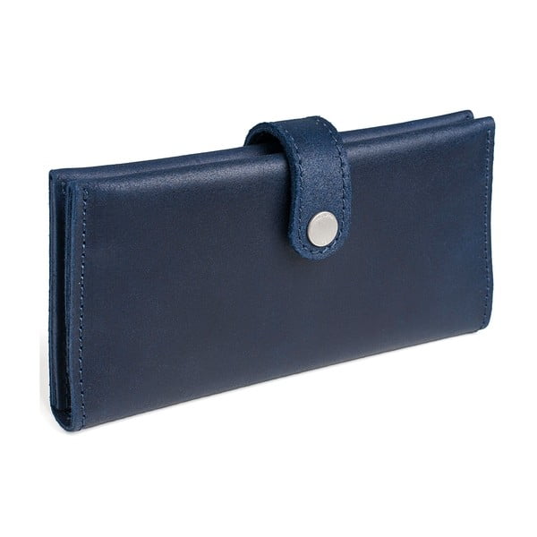 Modrá kožená peňaženka Woox Magna Veneta