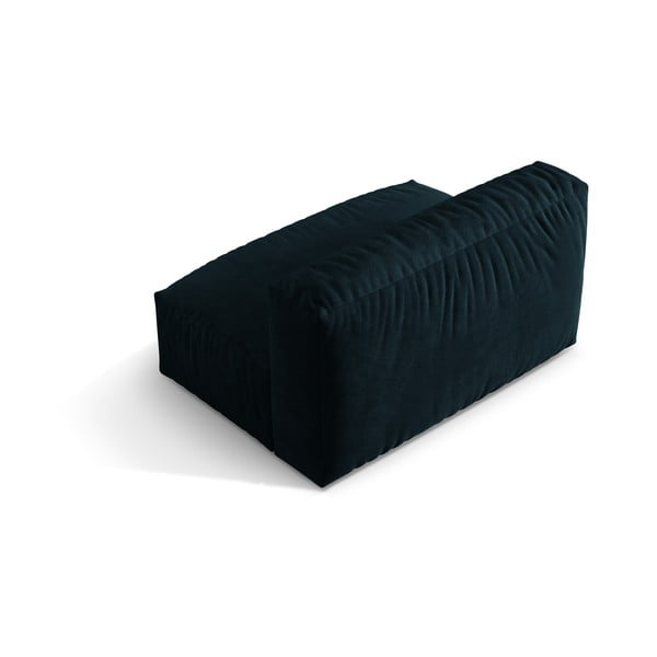 Tmavomodrý zamatový modul pohovky (stredový diel) Martina – Micadoni -image-2