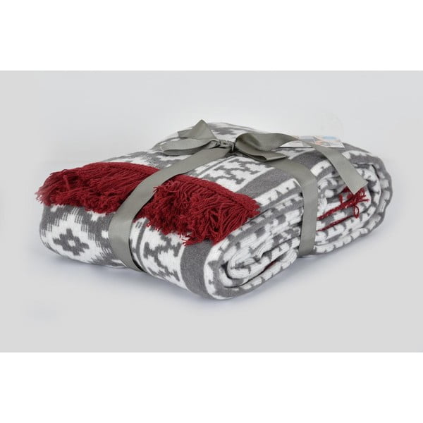 Sivá deka 127x155 cm – Mila Home-image-1