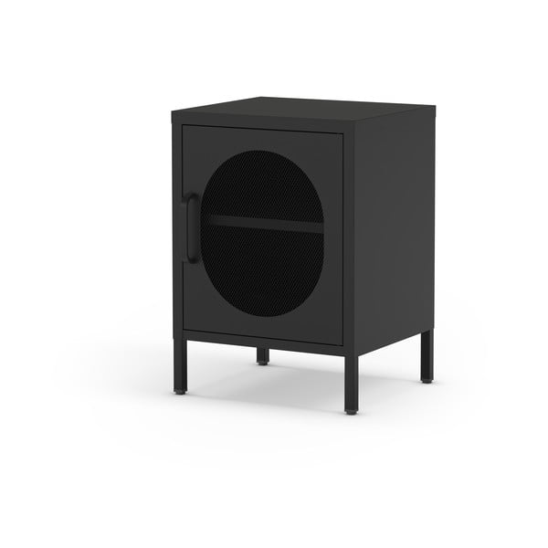 Čierny kovový nočný stolík Diora – Marckeric-image-4