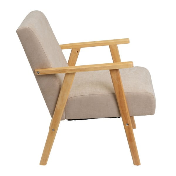 Béžové ženilkové kreslo Vintage – Casa Selección-image-3