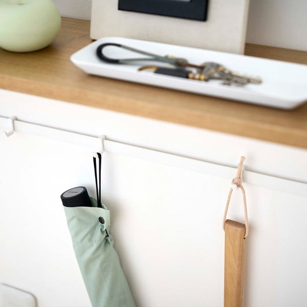 Bielo-svetlohnedý konzolový stolík 18.5x60 cm Tower – YAMAZAKI-image-1