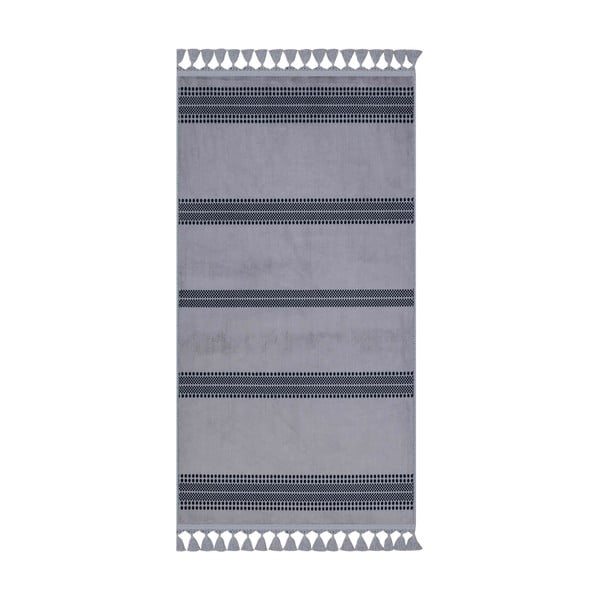 Sivý umývateľný koberec 150x80 cm - Vitaus