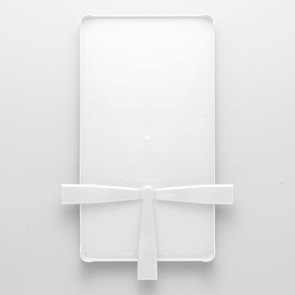 Biely odkvapkávač na riad YAMAZAKI Tower Wire-image-2