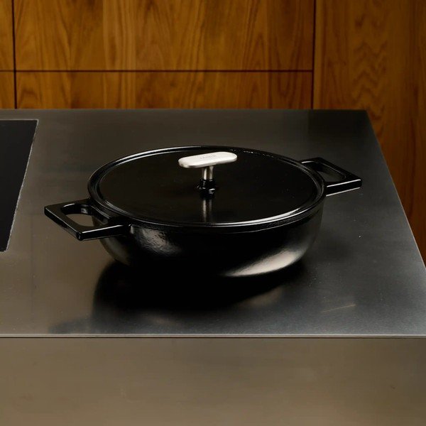 Liatinová panvica s pokrievkou ø 26 cm tegame Mattia 3.0 – FABINI-image-1