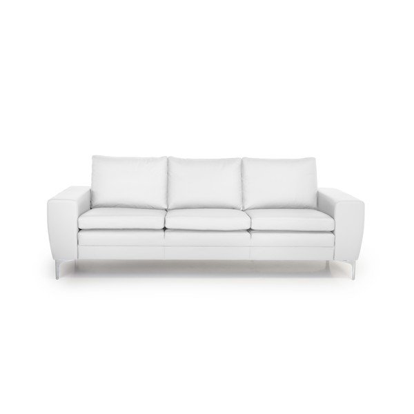 Biela pohovka Scandic Twigo, 166 cm