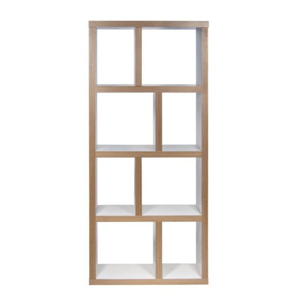 Knižnica v bielo-prírodnej farbe 70x159 cm Berlin – TemaHome