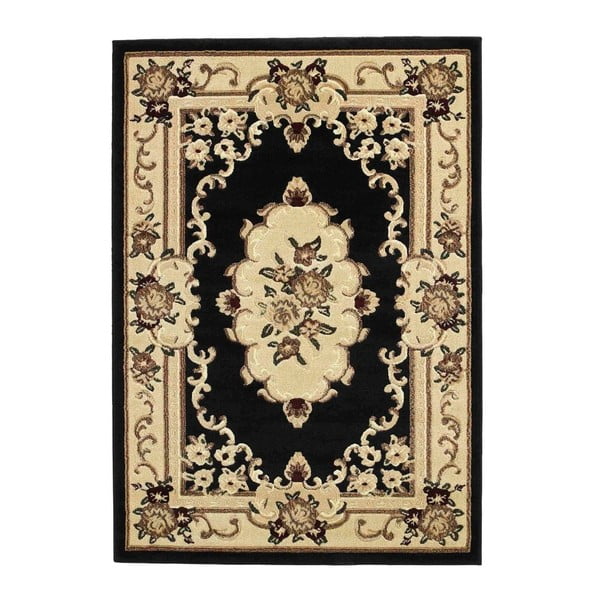 Čierno-béžový koberec Think Rugs Marrakesh, 160 × 220 cm