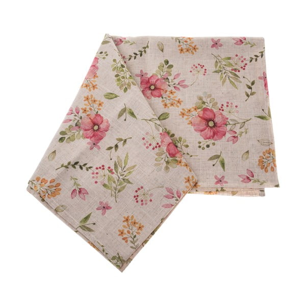 Umývateľný obrus s prímesou ľanu 140x140 cm – Dakls