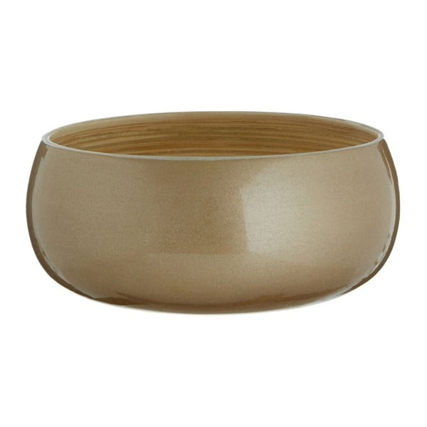 Bambusová miska v zlatej farbe Premier Housowares, ⌀ 20 cm