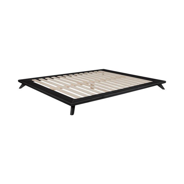 Dvojlôžková posteľ z borovicového dreva s matracom Karup Design Senza Comfort Mat Black/Natural, 180 × 200 cm-image-3