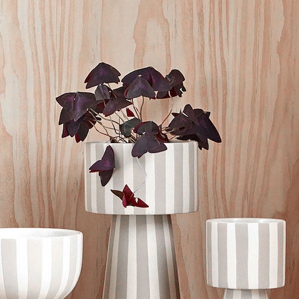 Kameninový obal na kvetináč ø 15 cm Toppu – OYOY Living Design-image-1