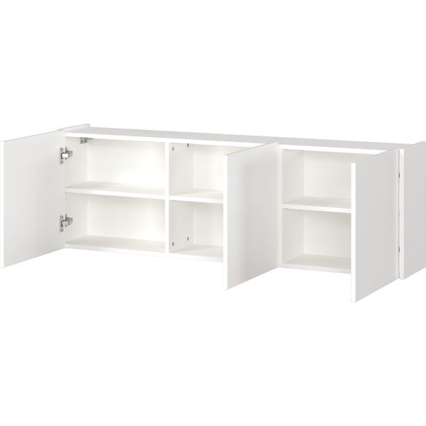 Biely TV stolík 138x45 cm Piana – Germania-image-3