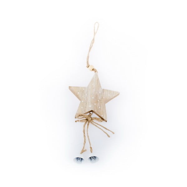 Závesné vianočné dekorácie v tvare hviezdy Dakls Blanche