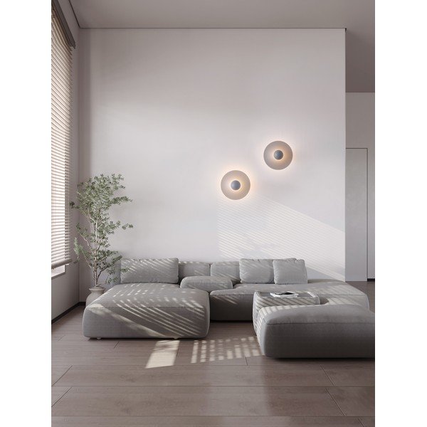Sivomodré hliníkové LED nástenné svietidlo Edem – Nova Luce-image-1