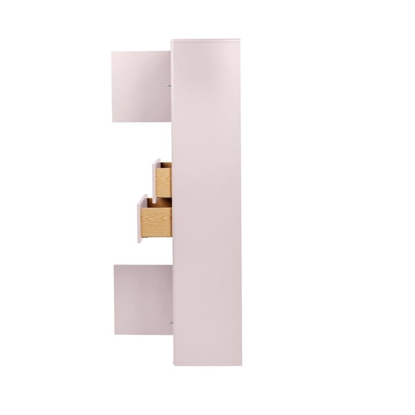 Ružová vysoká/závesná kúpeľňová skrinka 40x158 cm Color Bath – Tom Tailor-image-4