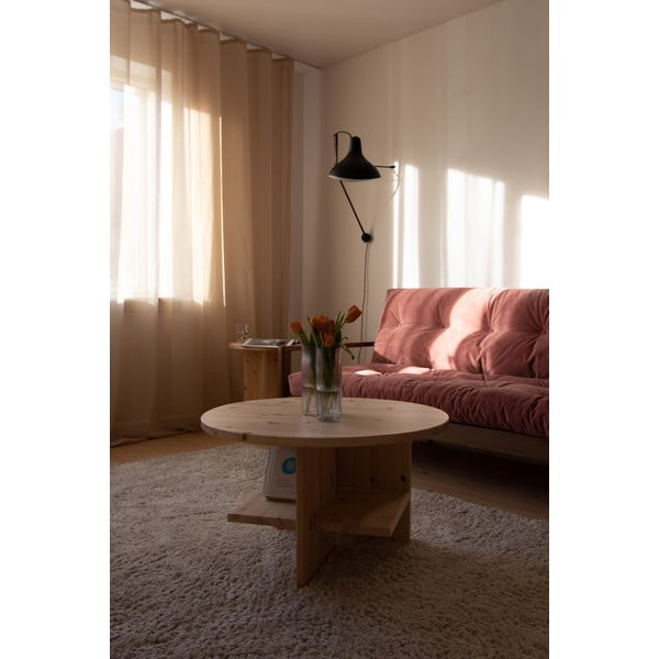 Okrúhly konferenčný stolík v prírodnej farbe Rondure - Karup Design-image-3