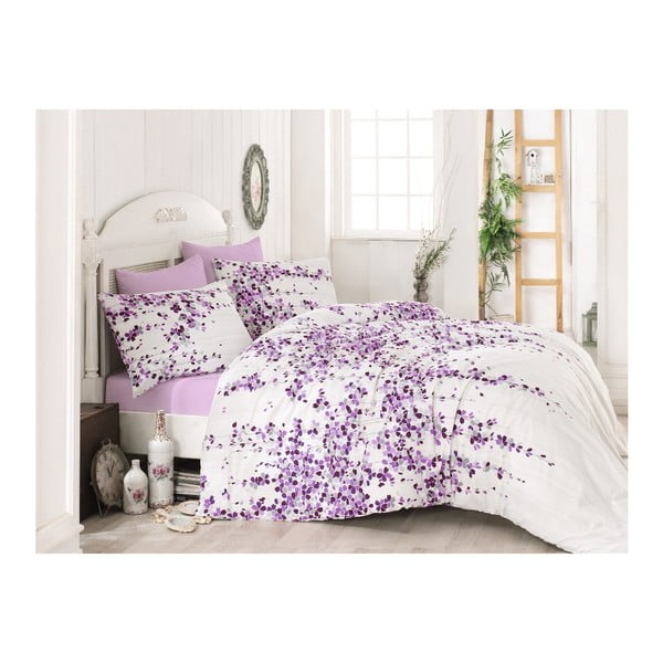 Set bavlnenej posteľnej obliečky Elvire, 160 x 220 cm
