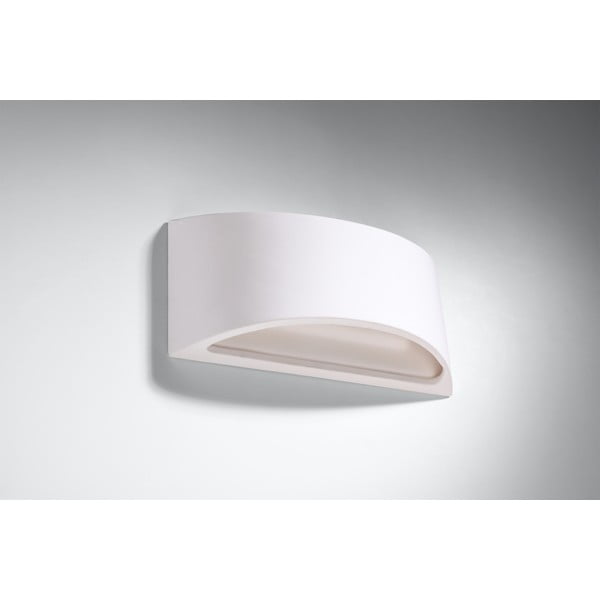 Biele nástenné svietidlo Sollux Farina-image-1