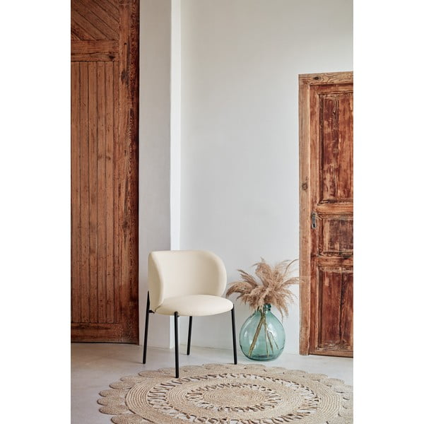 Biele čalúnené jedálenské kreslá v súprave 2 ks Mogi – Teulat-image-1