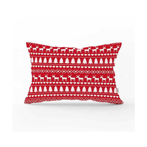 Vianočná obliečka na vankúš Minimalist Cushion Covers Holiday Ornaments, 35 x 55 cm