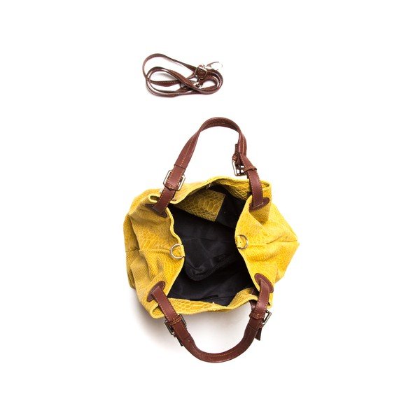 Kabelka Python Giallo-image-3