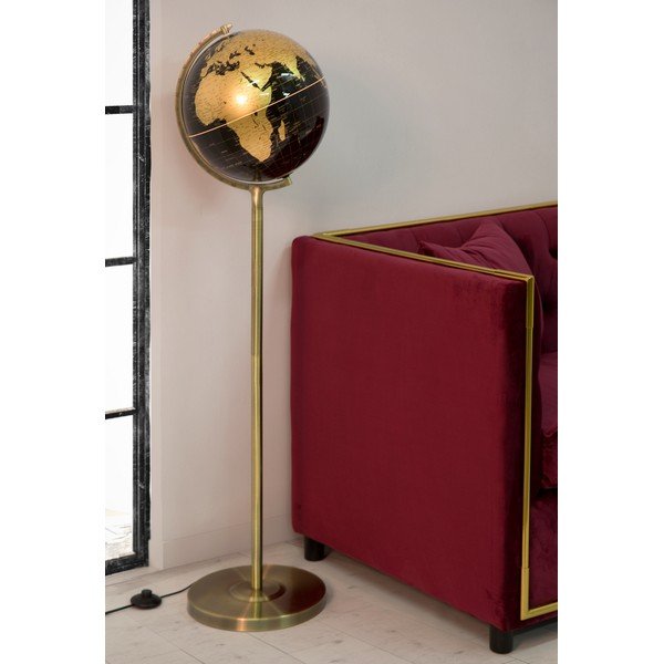 Stolová lampa v čierno-bronzovej farbe Mauro Ferretti Da Terra, výška 130 cm-image-1